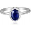 Prsteny Silverino Prsten s modrým zirkonem 8311