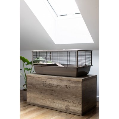 Inter Zoo Bob Wood Japandi klec pro hlodavce 78 x 36 x 48 cm – Zboží Dáma