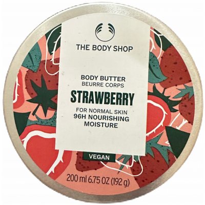 The Body Shop Strawberry tělové máslo 200 ml – Zboží Dáma