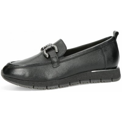 Tamaris dámské kožené polobotky černé – Zboží Dáma