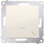 Simon Kontakt 54 Premium Krémová schodišťový s podsvícením LED modul rychlospojka, DW6L.01/41 – Hledejceny.cz
