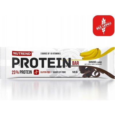 Nutrend Protein Bar banán 55 g – Zbozi.Blesk.cz