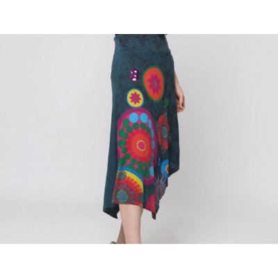 Desigual dámská sukně 56F28A7/4133 barevná – Zboží Mobilmania