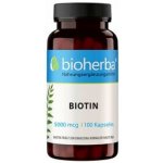 Bioherba Biotín 5000 mcg 100 kapsúl – Hledejceny.cz