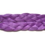 Luminiscenční UV kanekalon - svítící ve tmě, vysokoteplotní Barva: Y7 (světle fialový, nízká svítovost) – Zboží Dáma