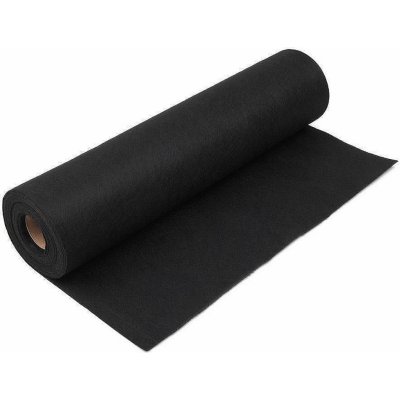 Filc / plsť metráž tloušťka 3 mm Varianta: 4 (F77) černá, Balení: 1 m – Zboží Dáma