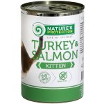Nature's Protection Cat Kitten Krůta&Losos 400 g – Zbozi.Blesk.cz
