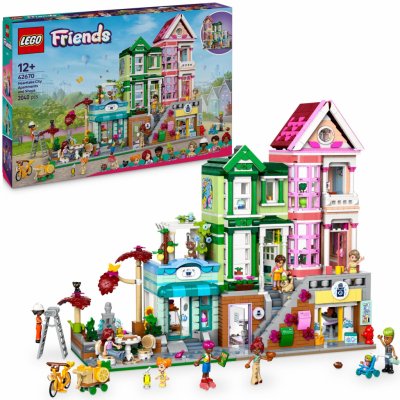 LEGO® Friends 42670 Apartmány a obchody v městečku Heartlake – Sleviste.cz