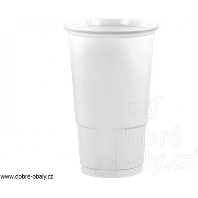 WIMEX kelímek bílý 0,5l PP 95mm – Sleviste.cz