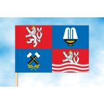 LIBEA, s.r.o. Vlajka Karlovarského kraje Rozměr: 20×30 cm, Uchycení: Návlek na žerď – Hledejceny.cz