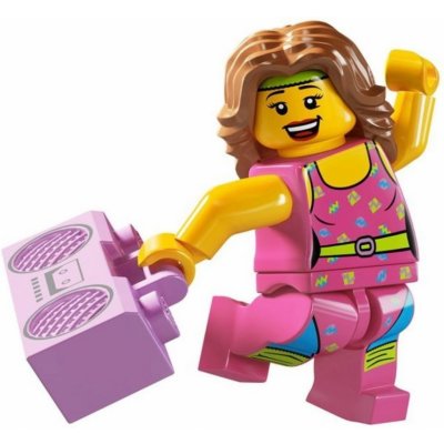 LEGO® Minifigurky 8805 5. série Cvičitelka fitness – Zboží Mobilmania