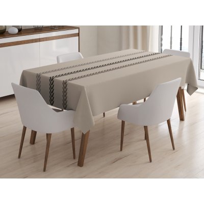 Xpose Obdelníkový ubrus WOOD taupé 120x140 cm – Hledejceny.cz