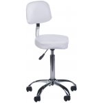 Beauty System kosmetická stolička s opěradlem BH-7268 bílá – Zboží Mobilmania