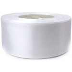 Saténová stuha sněhově bílá 8002 50 mm 30 m – Zboží Dáma