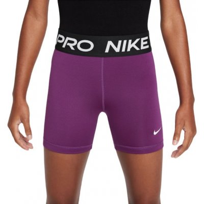 Nike Girls Pro 3in Shorts viotech/black/white – Zboží Dáma