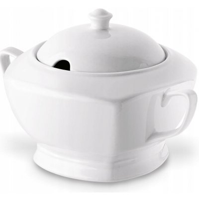 Tadar polévková mísa 2,5 l bílý porcelán s víkem – Hledejceny.cz