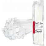 Amio 04309 Upínací pásky bílé 3,6 x 300 mm 100 ks – Zboží Dáma