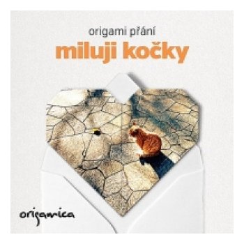 Origami přání - Miluji kočky zrzeček