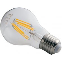 LEDtechnics LED žárovka E27 filament bílá teplá X6 průhledná 8W