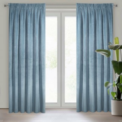 EUROFIRANY ZATEMŇOVACÍ ZÁVĚS NA PÁSCE RIA 140X270 CM MODRÁ – Hledejceny.cz