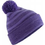 Beechfield Čepice s bambulí Team Stripe B 476 pletená purple Purpurová – Hledejceny.cz