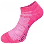 NanoTrade Kotníkové tenké ponožky nanosilver růžové