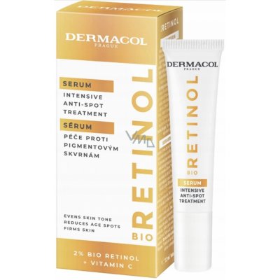 Dermacol Bio Retinol Serum Intensive Anti-Spot Treatment pleťové sérum proti pigmentovým skvrnám pro ženy 12 ml – Zboží Dáma