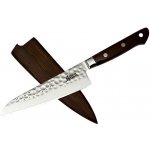 MaceMaker FUJI UTILITY SanMai Damaškový Kuchyňský nůž s dřevěným pouzdrem 13,5 cm – Zbozi.Blesk.cz