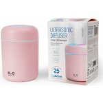 Platinet LED RGB Ultrazvukový aroma difuzér a zvlhčovač vzduchu 300 ml růžová PL0642 – Hledejceny.cz