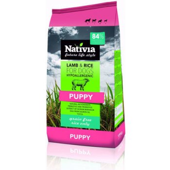 Nativia Puppy Lamb & Rice New 3 kg