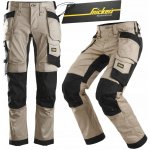 Snickers Pracovní kalhoty 6241 pružné montérky Stretch khaki black – Zboží Mobilmania