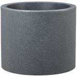 Scheurich Riva Květináč, 38,6 x 32 cm, plast, granitově šedá 64206 – Hledejceny.cz