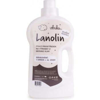 Vlnka Lanolin prací prostředek na vlnu 1 l