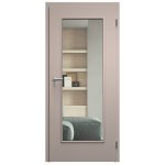 Sapeli Elegant Komfort M40 otočné taupe 70 x 210 cm Čiré sklo – Hledejceny.cz