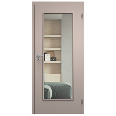 Sapeli Elegant Komfort M40 otočné taupe 70 x 210 cm Čiré sklo – Hledejceny.cz
