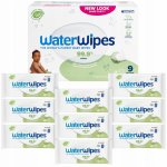 WATERWIPES 100% BIO odbouratené ubrousky 9 x 60 ks – Zboží Dáma