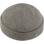 Fiebig Headwear since 1903 Hedvábná čepice Docker modrý herringbone UV-protection – Hledejceny.cz