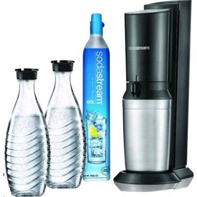 SodaStream Crystal 2.0 Black+ 2 x náhradní lahev – Zboží Mobilmania