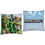 Halantex Oboustranný polštář Minecraft Farma 40x40 – Zboží Dáma