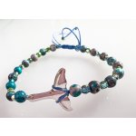 P&J Jewellery Stříbrný náramek na nohu mořská ploutev FSB10 – Zboží Dáma