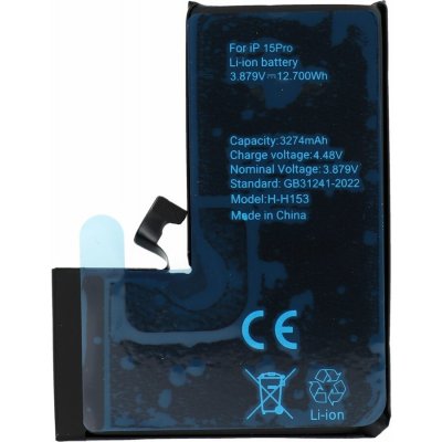 Baterie Polymer Box Battery pro iPhone 15 Pro 3274 mAh – Zboží Živě