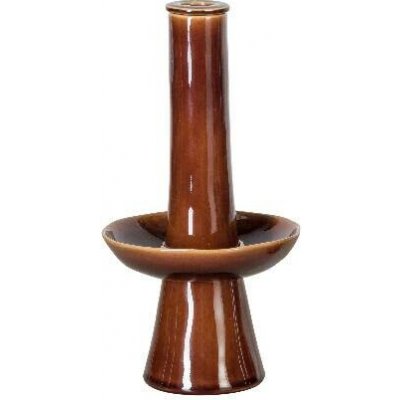 Váza s odkladačem 13cm|0,3L, LE JARDIN, hnědá (mahagon) (DOPRODEJ)|Costa Nova – Hledejceny.cz