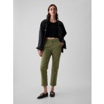 GAP Kalhoty Downtown Khakis Zelená – Zboží Dáma