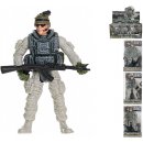 Mikro Trading Voják kloubový 10cm stojící se zbraní