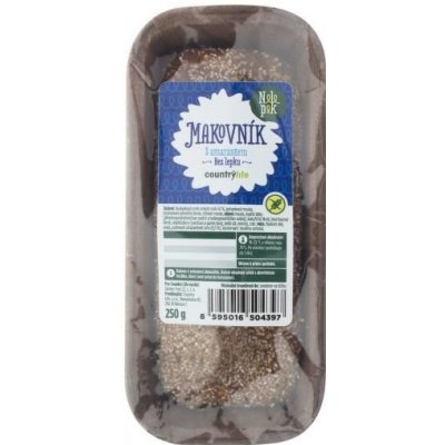 Country Life Makovník s amarantem bez lepku 250 g – Zboží Dáma