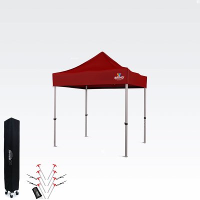 BRIMO Exclusive Alu 2x2m bez stěn Červená S. Alu – Zboží Dáma