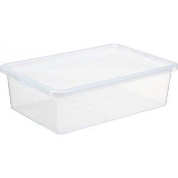 Plast Team Úložný box 30 l 59,5 x 39,5 x 17 cm Basic box Bedroller čirý