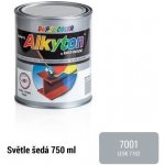 Alkyton hladký lesklý RAL 7001 světle šedá 750 ml – Zbozi.Blesk.cz