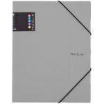 Karton P+P Pastelini A4 desky s gumou šedá – Zboží Živě