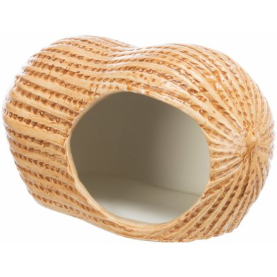 Trixie Keramický domeček ARAŠÍD křeček/myš béžová 17 x 8 x 8 cm – Zboží Mobilmania